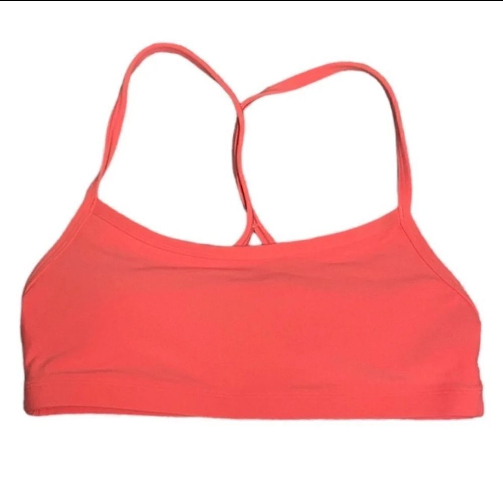 Johnny Was Calme Endurance Cross Back Sports Bra in Coral Size M NWT